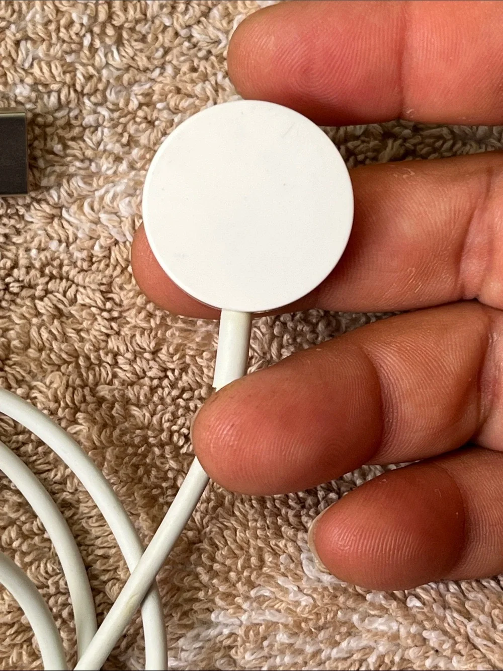 Apple Magnetic Watch Charger Cable - White USB-A